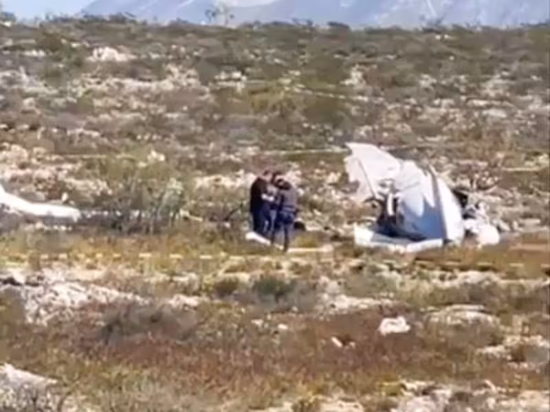Cae avioneta en Ramos Arizpe, Coahuila; reportan 4 muertos