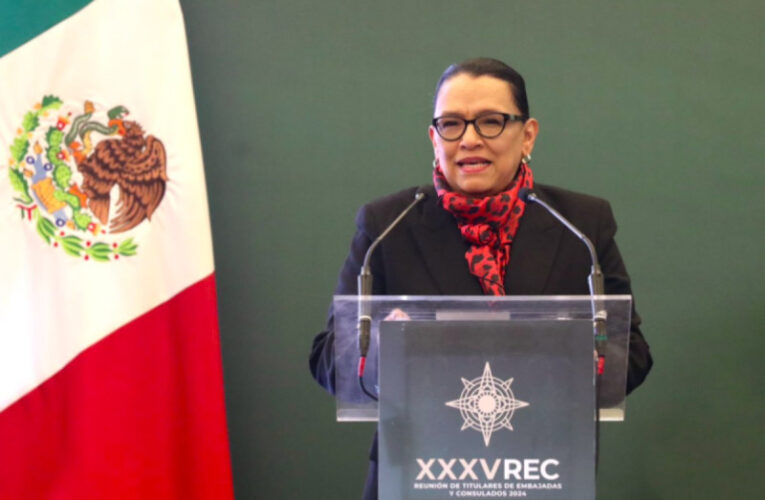 Rosa Icela Rodríguez destaca trabajo de seguridad en México en la REC 2024