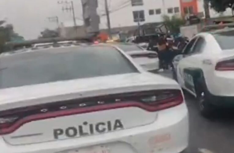 Caen 6 personas tras golpear a policías en Iztacalco