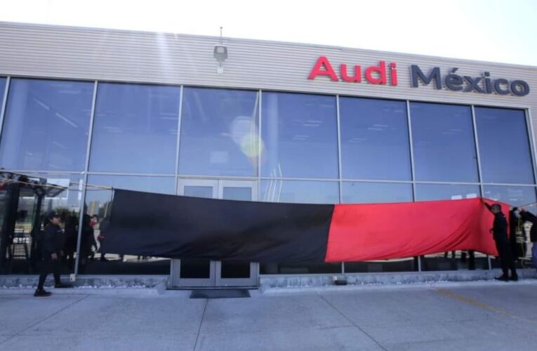 Huelga en Audi México continua sin avances tras una semana de paro