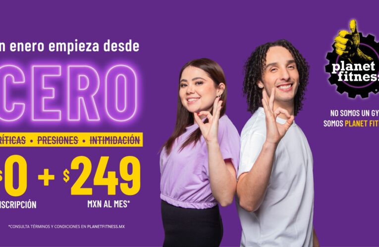 Planet Fitness® invita a empezar enero desde cero