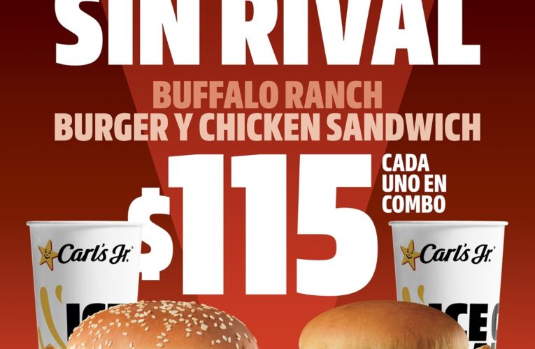 ¡Sabor sin rival: un “búfalo” desbocado de intensidad! Así es la nueva oferta de Carl’s Jr.