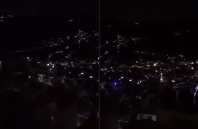 Habitantes de Taxco iluminan la noche para exigir seguridad