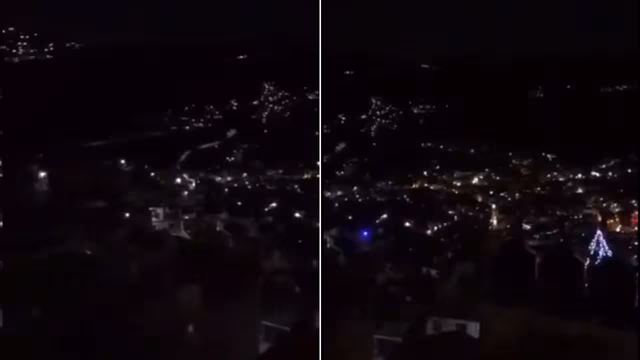 Habitantes de Taxco iluminan la noche para exigir seguridad