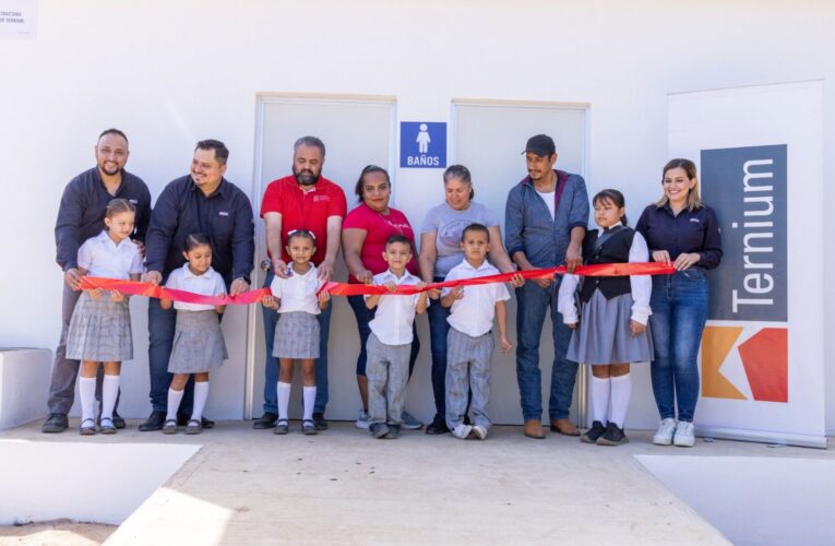 Ternium colabora a la reconstrucción y equipamiento de escuelas en Michoacán
