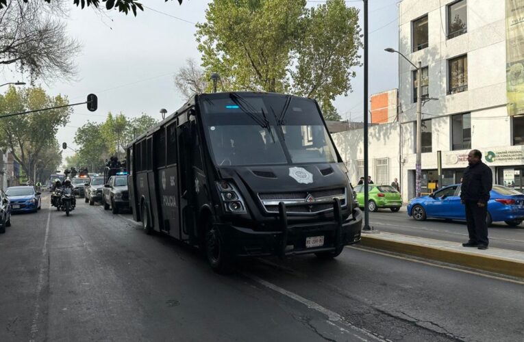 Encapuchados intentan desalojar predio en la Piedad Narvarte; 20 detenidos