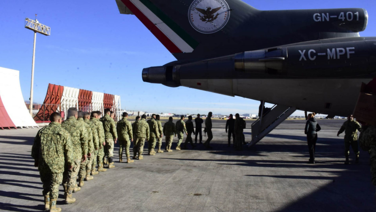 Con 500 efectivos, Sedena refuerza presencia militar en Tamaulipas para combatir el crimen organizado