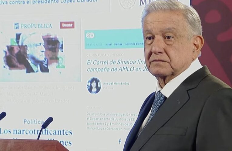 “Es falso, una vil calumnia”: AMLO dice que el Cártel de Sinaloa no financió su campaña en 2006