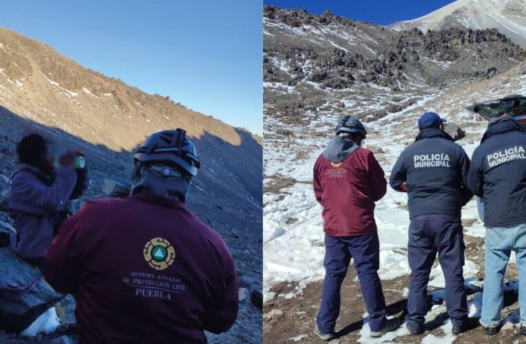 Rescatan a 10 de 11 alpinistas del Pico de Orizaba; aún falta el guía