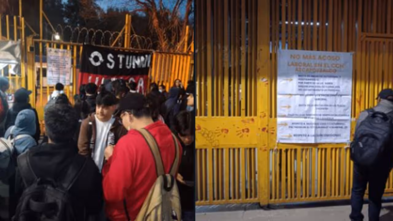 Trabajadores toman el CCH Azcapotzalco