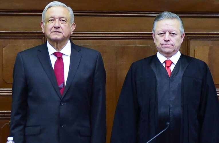 Zaldívar niega injerencia de AMLO en el Poder Judicial