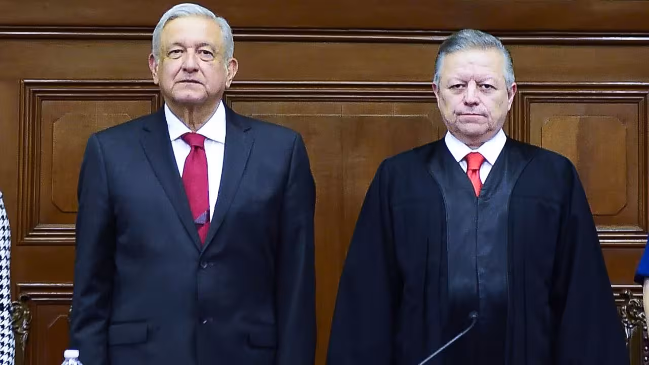 Zaldívar niega injerencia de AMLO en el Poder Judicial