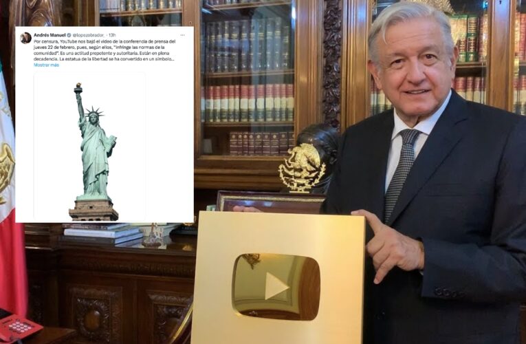 YouTube baja mañanera por acoso a periodista del NYT; AMLO acusa censura