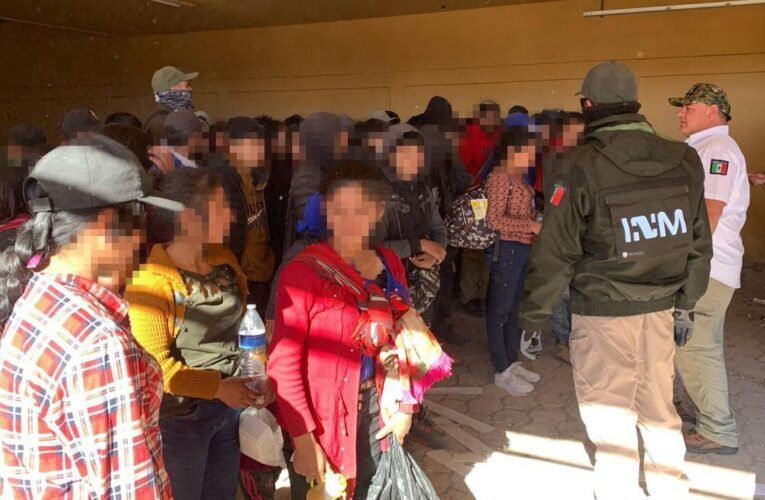 Aseguran a 101 migrantes guatemaltecos abandonados en casa en Sonora