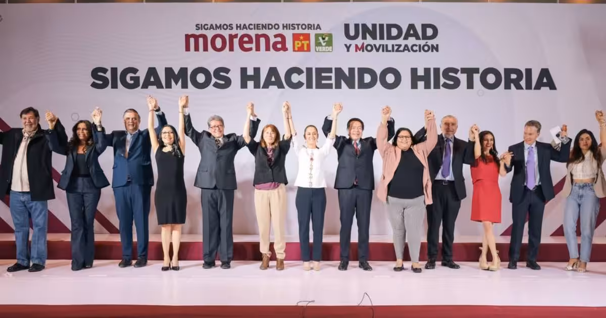 Ebrard, Yáñez y Velasco se unen a campaña de Sheinbaum