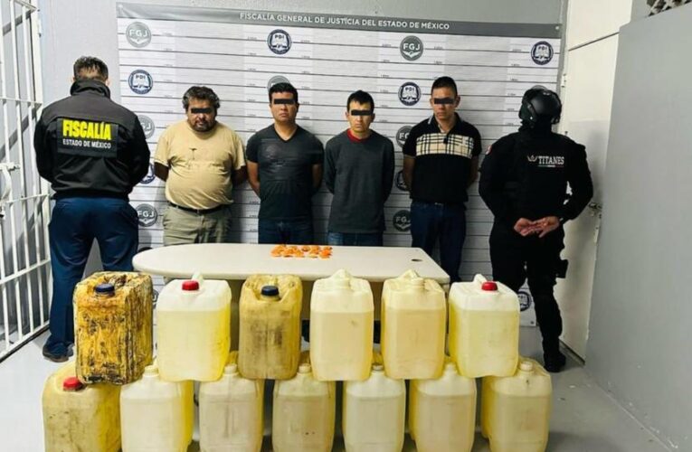 Cae banda en Neza dedicada a huachicol y venta de droga