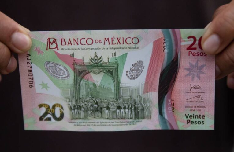 BANCO DE MEXICO RETIRA LOS BILLETES DE A 20 PESOS