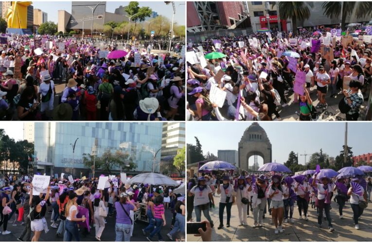 #8M Miles de mujeres marchan en CDMX porque violencia en su contra no cesa