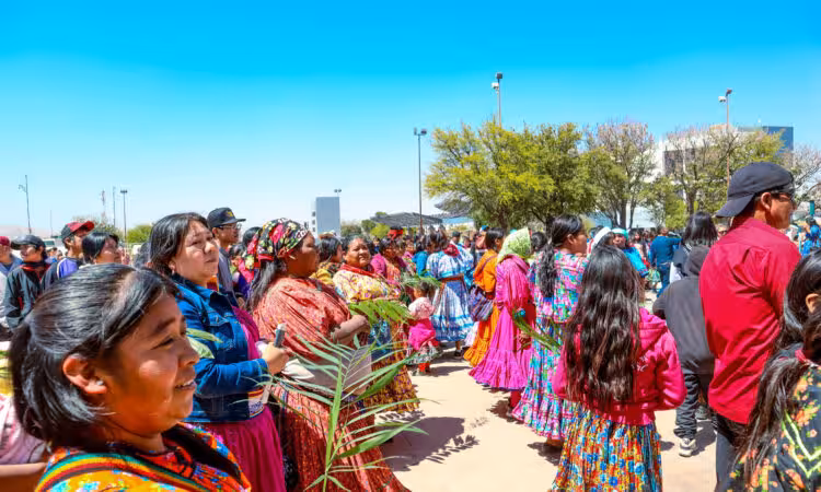 INDÍGENAS ACUDEN EN SEMANA SANTA A IMPLORAR AL CRISTO “JUSTO JUEZ” UN ALTO A LA VIOLENCIA E INSEGURIDAD EN CHIAPAS