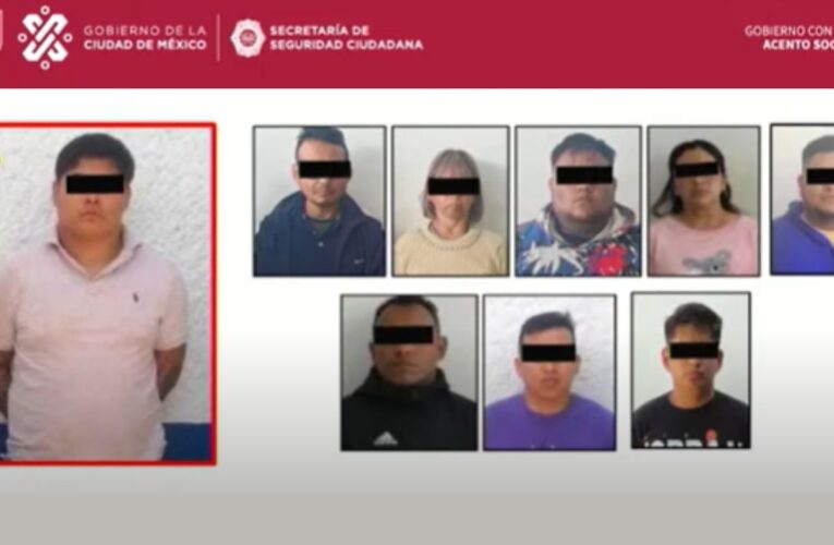 Caen 8 miembros y líder de cartel de narcomenudeo y extorsión en Tláhuac