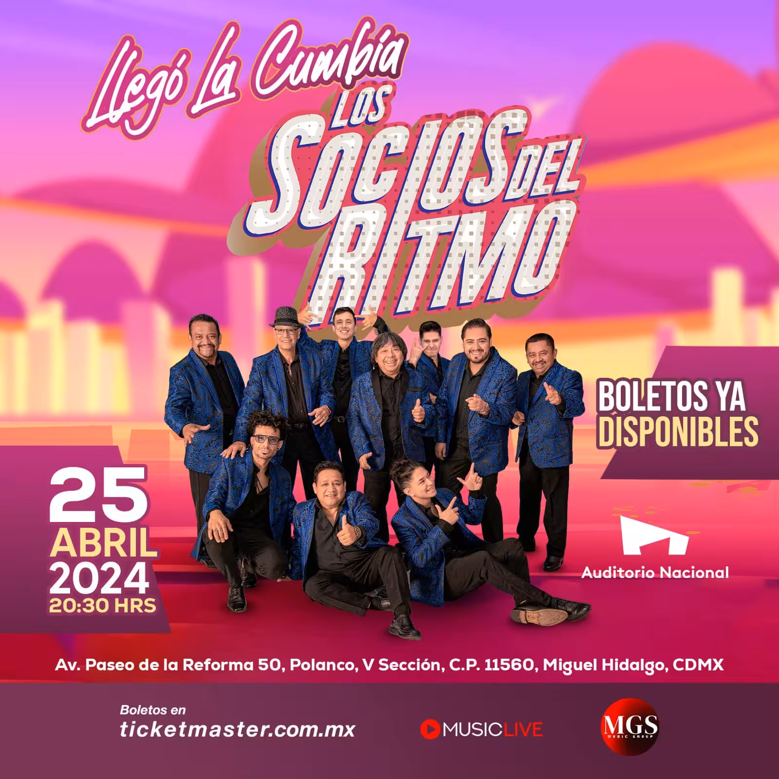Los SOCIOS DEL RITMO llegan este mes al AUDITORIO NACIONAL con grandes invitados