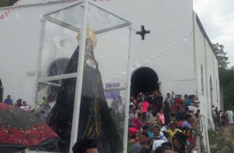 ASEGURAN QUE EN UN CERRO DE CHAMPOTÓN, CAMPECHE, SE APARECE LA VIRGEN DE LA DOLOROSA DURANTE LA SEMANA SANTA