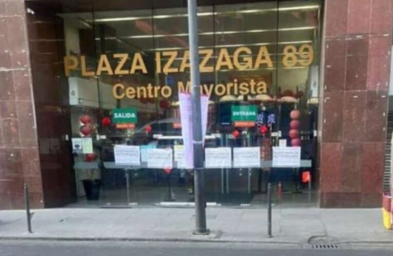 Clausuran Plaza Izazaga 89