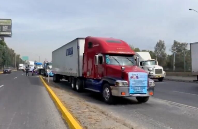 Transportistas amenazan con cerrar entradas y salidas de la CDMX