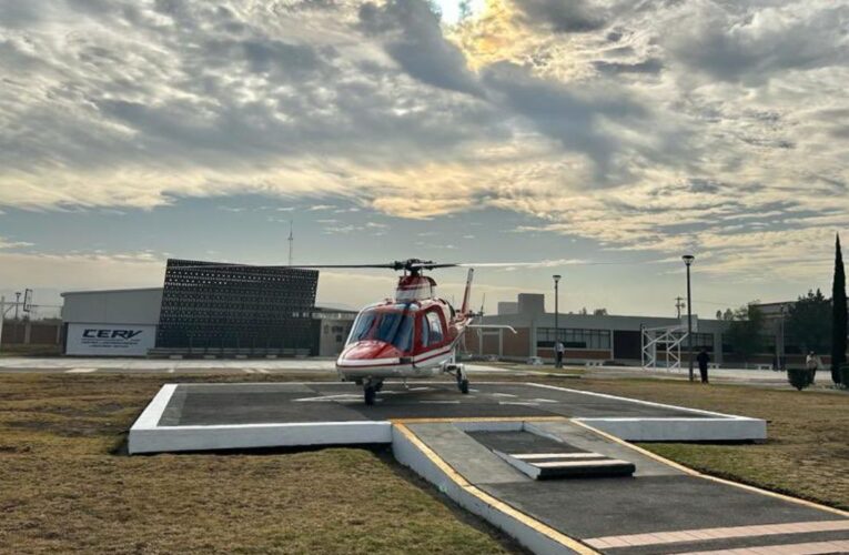 Trasladan en helicóptero de emergencia a niño quemado con pirotecnia en Los Reyes La Paz