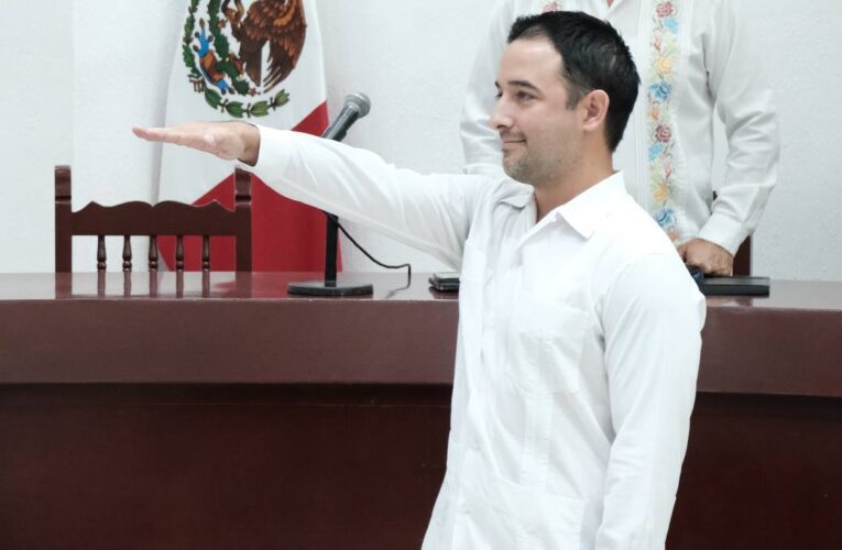 El morenista Pablo Gutiérrez asumió este martes la presidencia municipal interina de Benito Juárez – Cancún