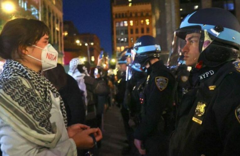 Detienen a más de 130 personas en manifestación propalestina en Nueva York