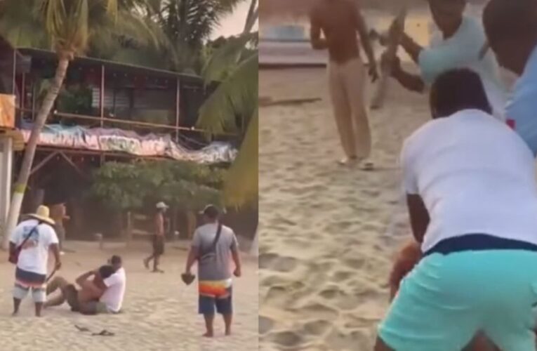 Captan “campal” entre turistas y residentes de Puerto Escondido