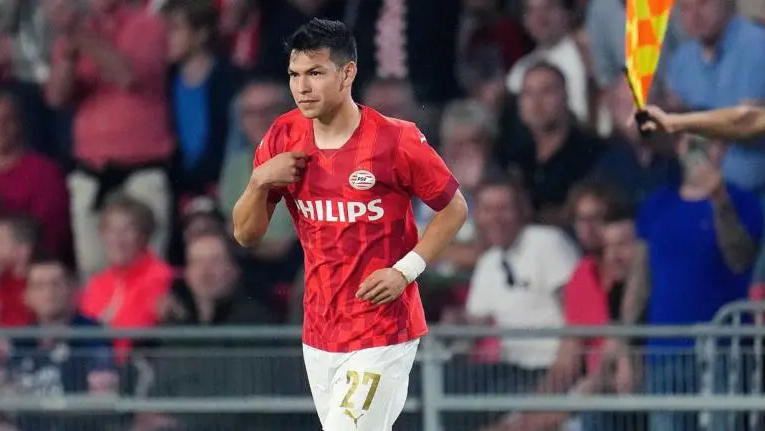 El ‘Chucky’ Lozano anota en la goleada del PSV Eindhoven