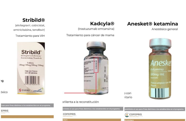 La Cofepris descubre venta de medicinas falsas para cáncer de mama, VIH-SIDA y un anestésico general