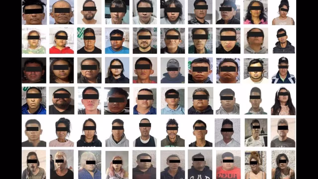 SSC-CDMX detiene a 68 personas durante diversos operativos y cateos