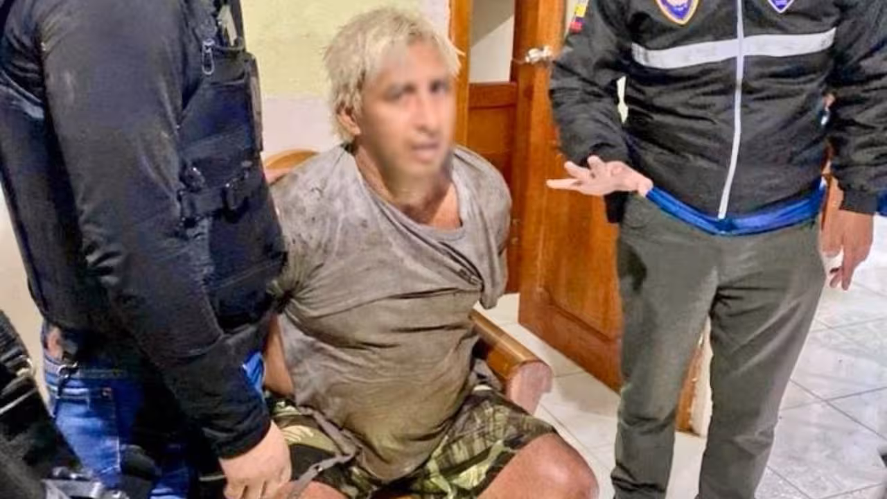 Ecuador captura a líder criminal que se fugó de cárcel durante arremetida narco