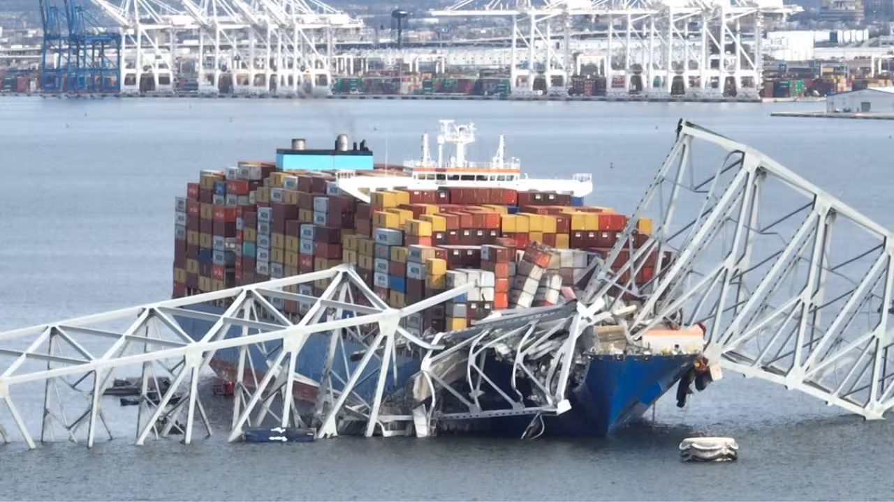 El FBI investiga sobre el puente derrumbado en Baltimore, EUA
