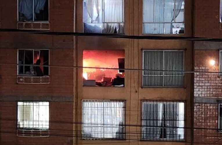 Explota y se incendia un departamento por acumulación de gas en Iztacalco