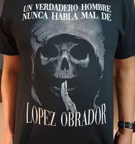 Mucha controversia causo la playera de la santa muerte que publicó morena