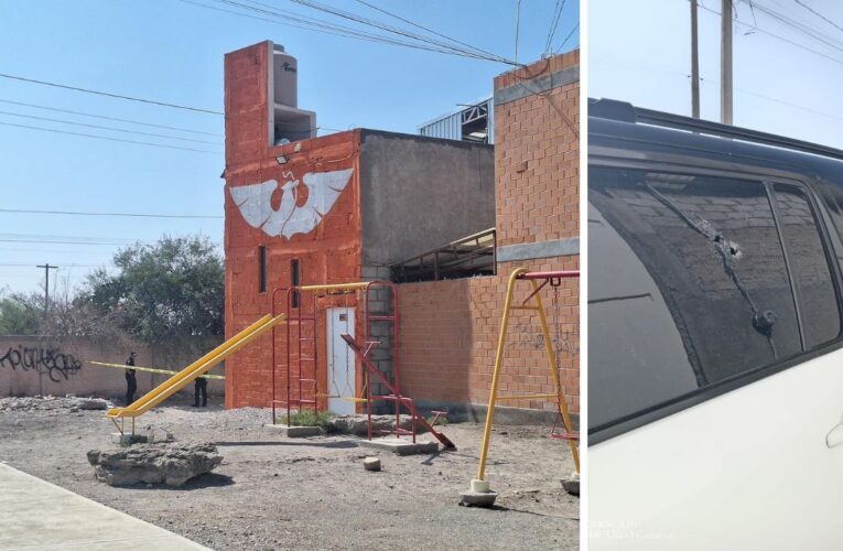 Balean casa de campaña de Juan Sandoval, candidato de MC en Puebla