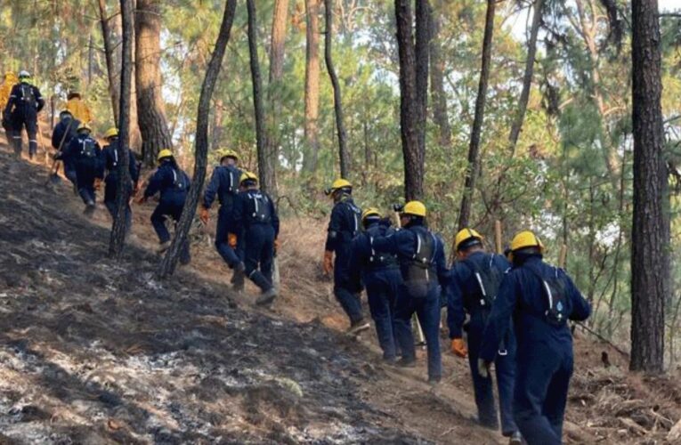 Activan Plan Marina por incendios forestales en Valle de Bravo