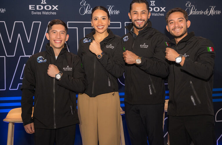 EDOX México Anuncia el Patrocinio “The Water Champion” a Destacados Atletas Olímpicos Mexicanos