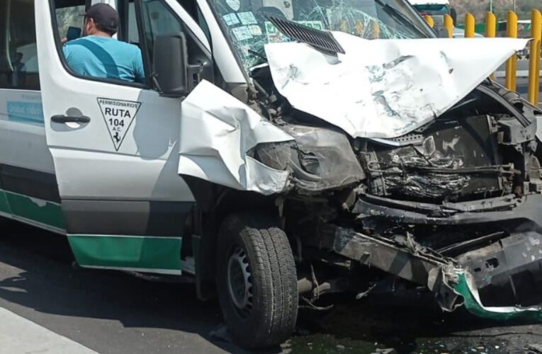 Accidente en la autopista México-Puebla deja varios lesionados