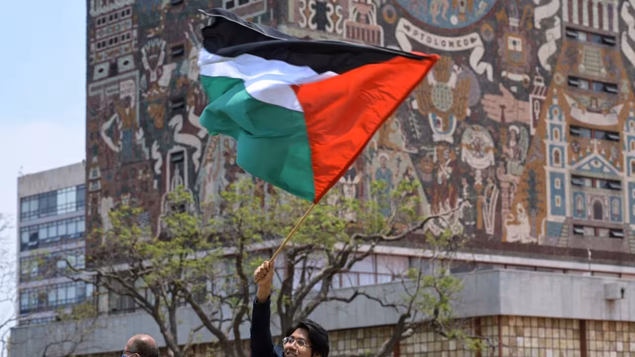 UNAM garantiza respeto a campamento pro Palestina en Ciudad Universitaria