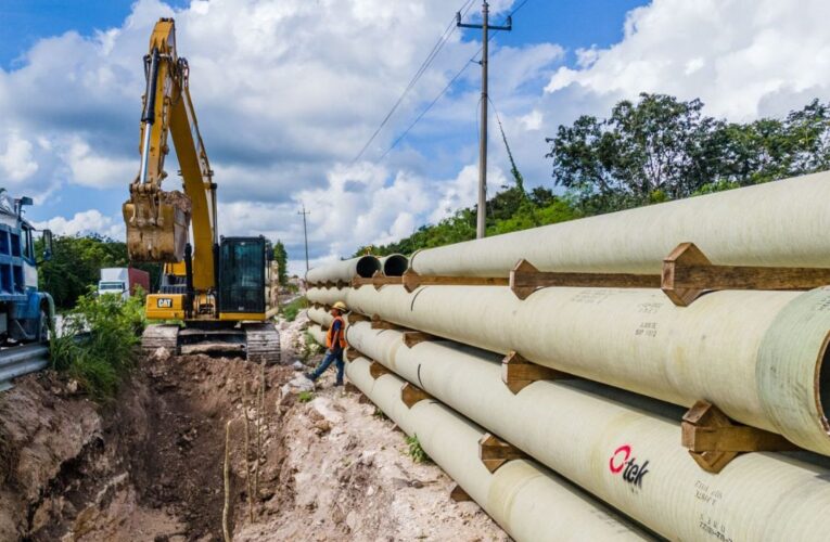 Gobierno de Campeche y Conagua por fin destinan recursos a red de distribución de agua potable en Calakmul