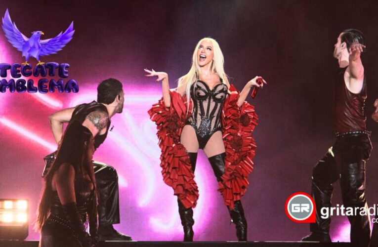 Una noche inolvidable se vivió con Christina Aguilera en el Tecate Emblema