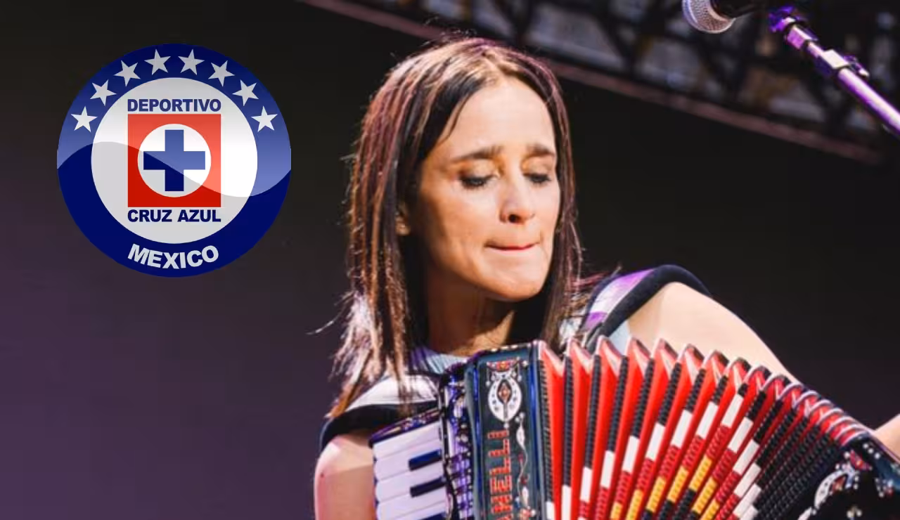 Afición de Cruz Azul adopta canción de Julieta Venegas; le piden ser madrina en final