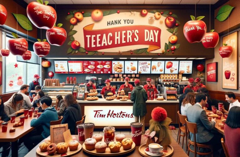 Festejemos a las y los maestros en Tim Hortons que tiene un combo especial para ellos