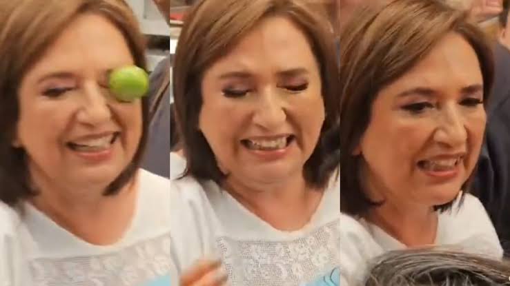 “Jugosos” memes por el limonazo a Xóchitl. causó enojo y risas el incidente