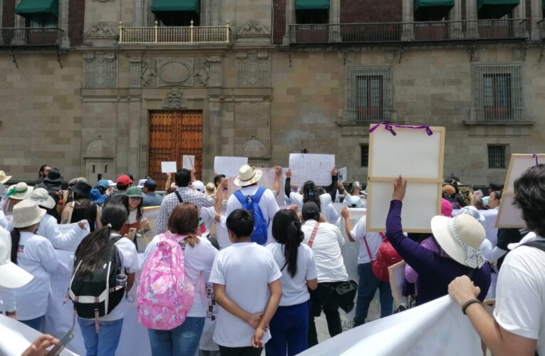 “Nosotras no tenemos nada que celebrar”: Madres Buscadoras en el Zócalo